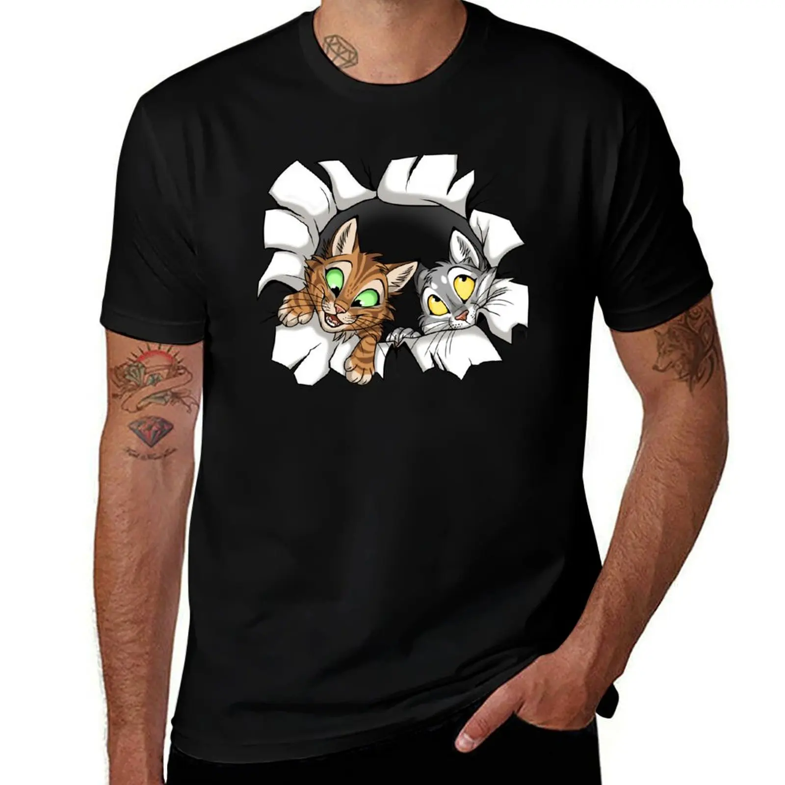 

Adopt - don't shop (without shadow) T-Shirt vintage t shirts quick-drying funny costumes mens vintage t shirts