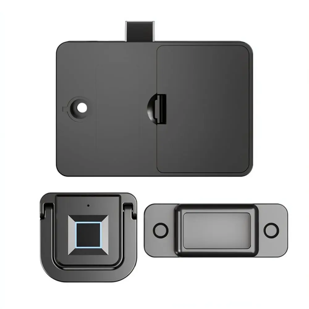 Smart Fingerprint Drawer Lock Keyless Cabinet Security Lock Biometric File Office Desk Furniture Security Storage Protection