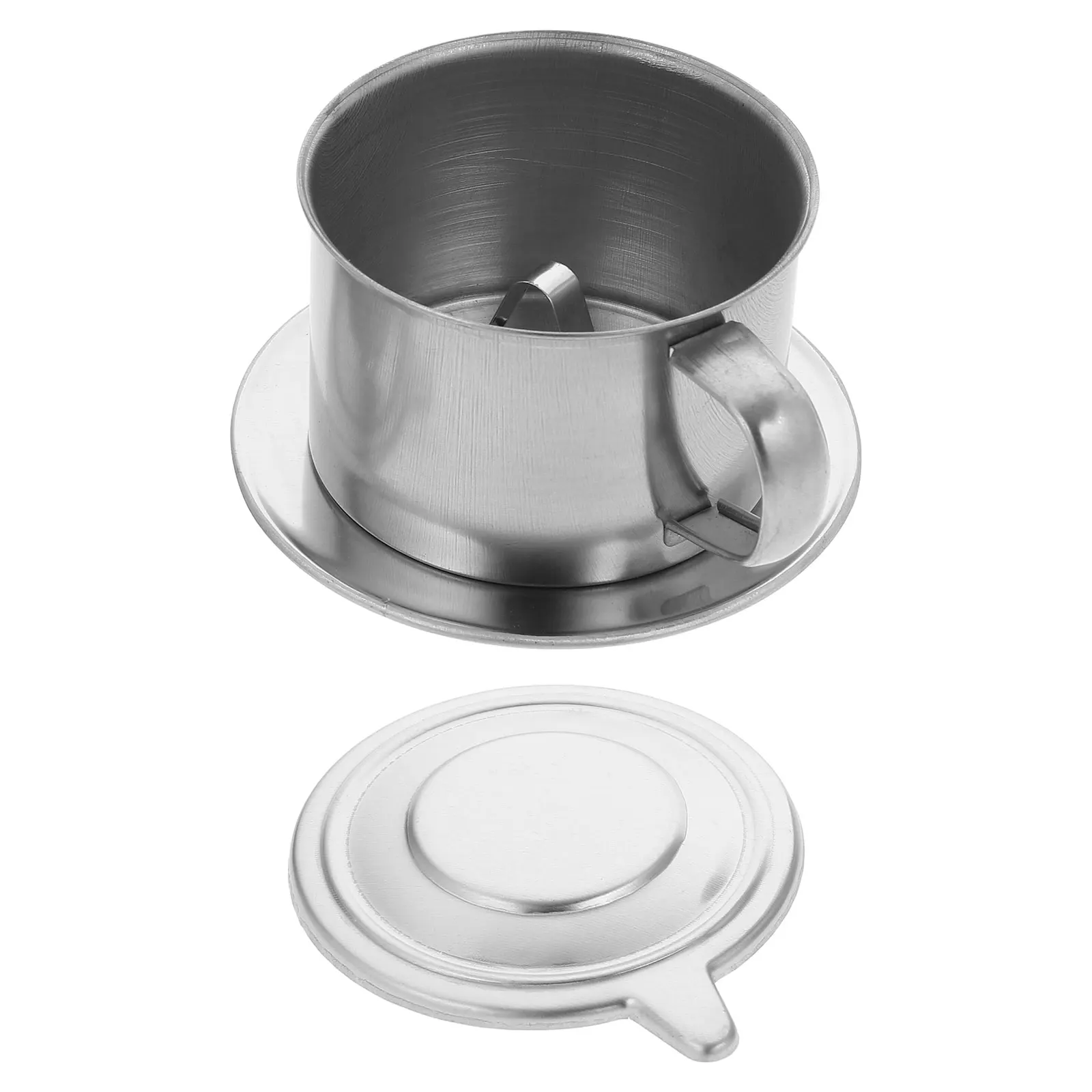 Vietnamese Coffee Pot Dripper Stainless Steel Filter Maker Reusable Traditional Press Home Office Use Precision Mesh Coffee - Image 3