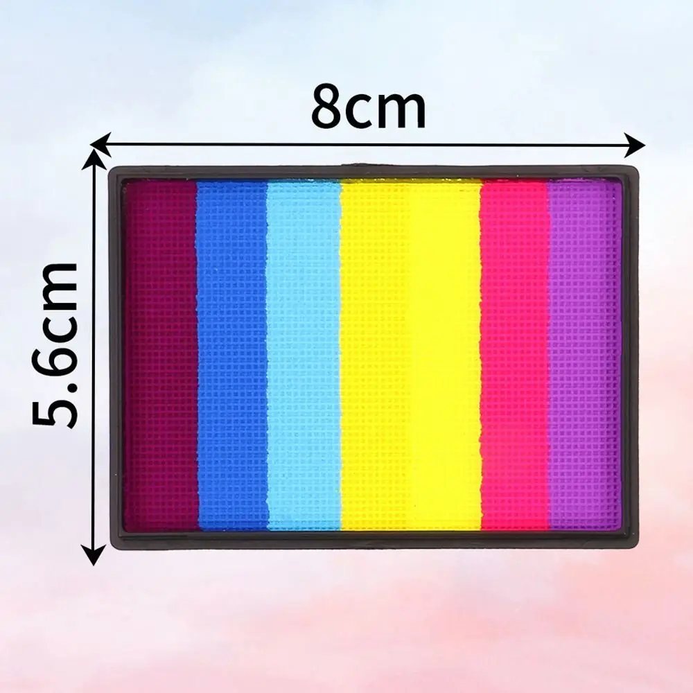 Mehrfarbiges Body-Gesichtsbemalungsset, wasserfest, bunt, Halloween-Make-up-Werkzeug, langlebig, ungiftig, Body Art Painting Festivals