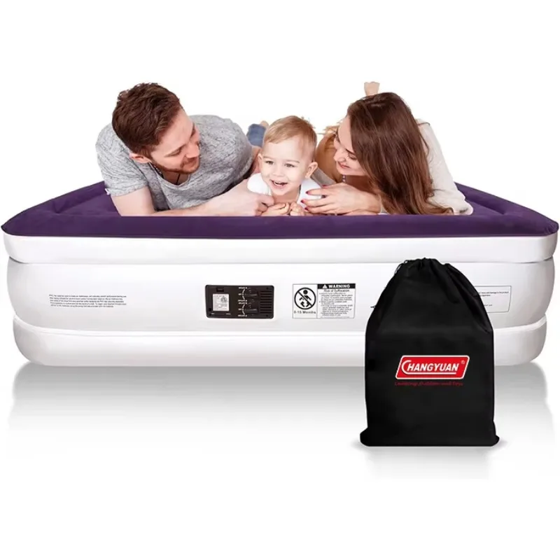 ألوان وأحجام مخصصة للسفر في السيارة مرتبة قابلة للنفخ سرير هوائي مرتبة هوائية مقاس كينج #3