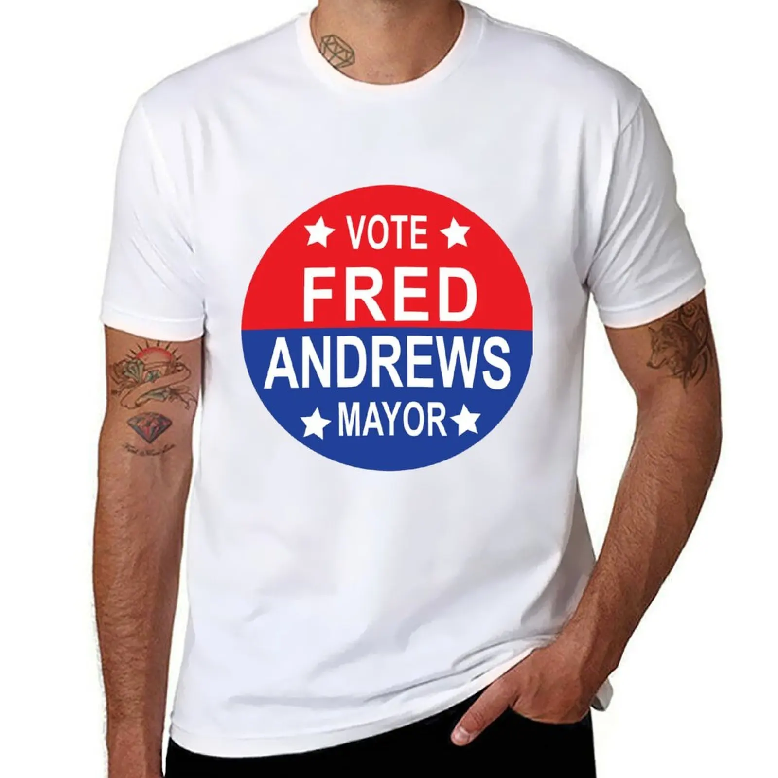 

Vote Fred Andrews for Mayor of Riverdale! T-Shirt essential t shirt t shirts for man pack cotton T-Shirt