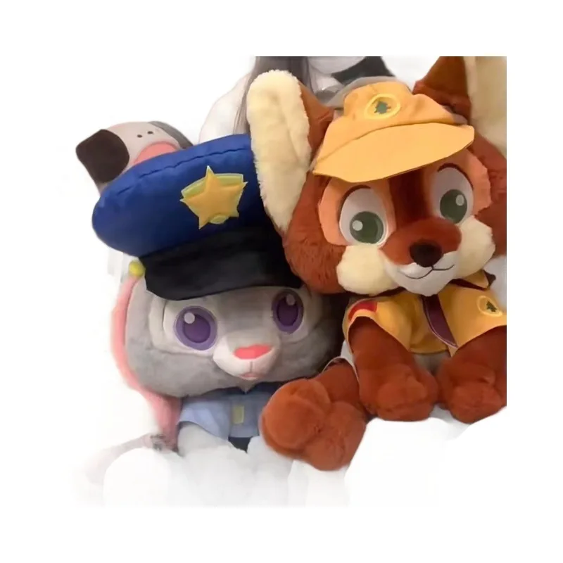 Zootopia Kawaii Judith Nick Plush Toy Cartoon Character Fox Rabbit Animal Giving Girlfriend Christmas Gift