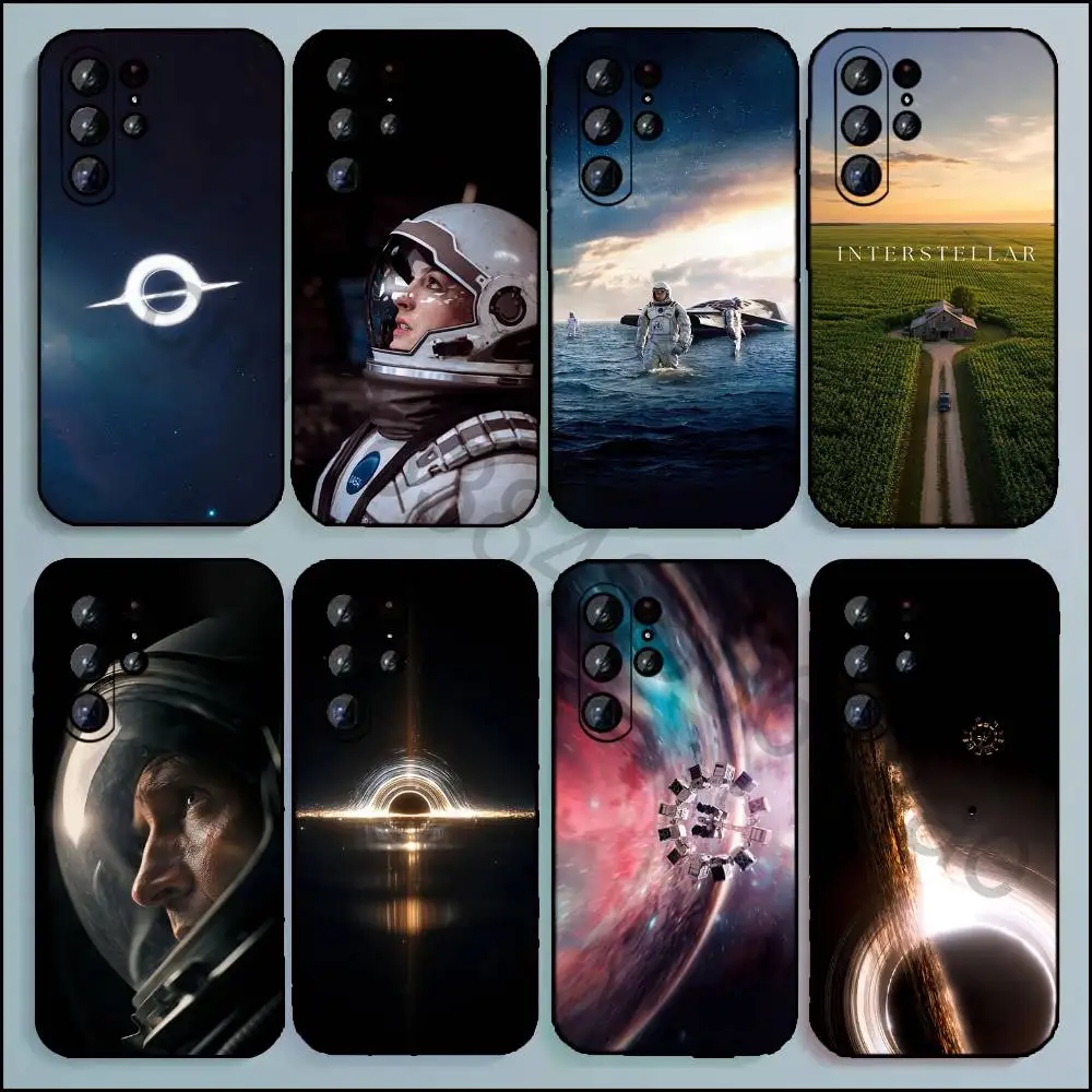 I-lnterstellar Phone Case For Samsung Galaxy A13,21s,22,31,32,52,53,71,80,A91 Soft Black Cover