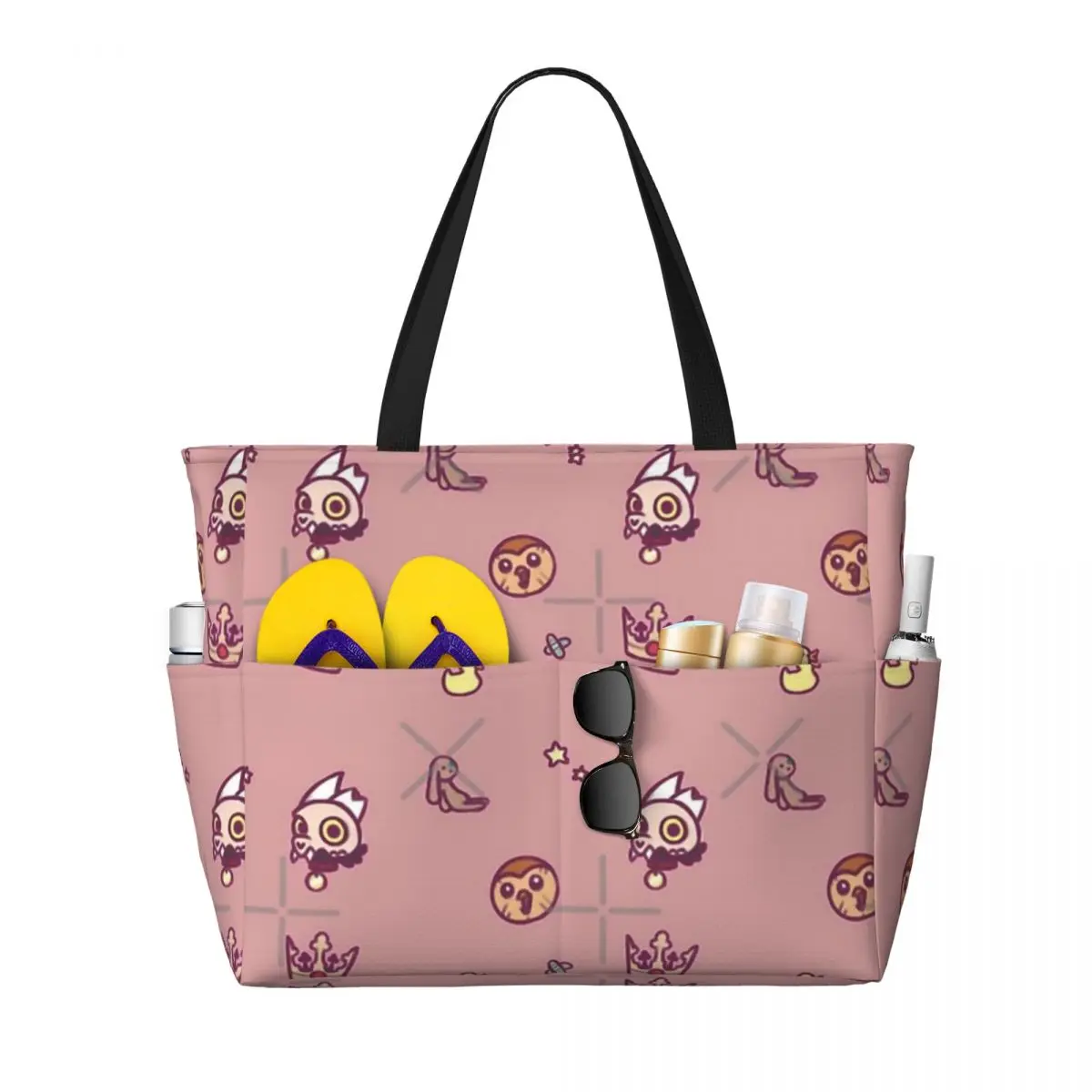 Borsa da viaggio da spiaggia King & Hooty, borsa Tote Trendy Shopping Out regalo di compleanno modello Multi-stile