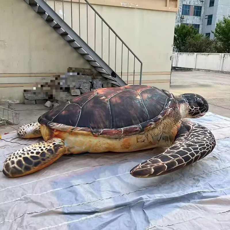 

Inflatable sea turtles, Marine creatures, with blowers, can be hung for outdoor shopping mall aquarium decoration