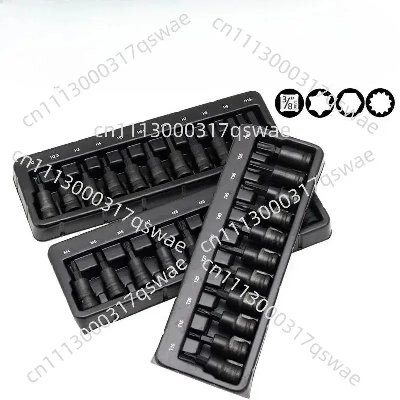 Hexagonal Sleeve Set Tool Sleeve Head for Hand Wrench