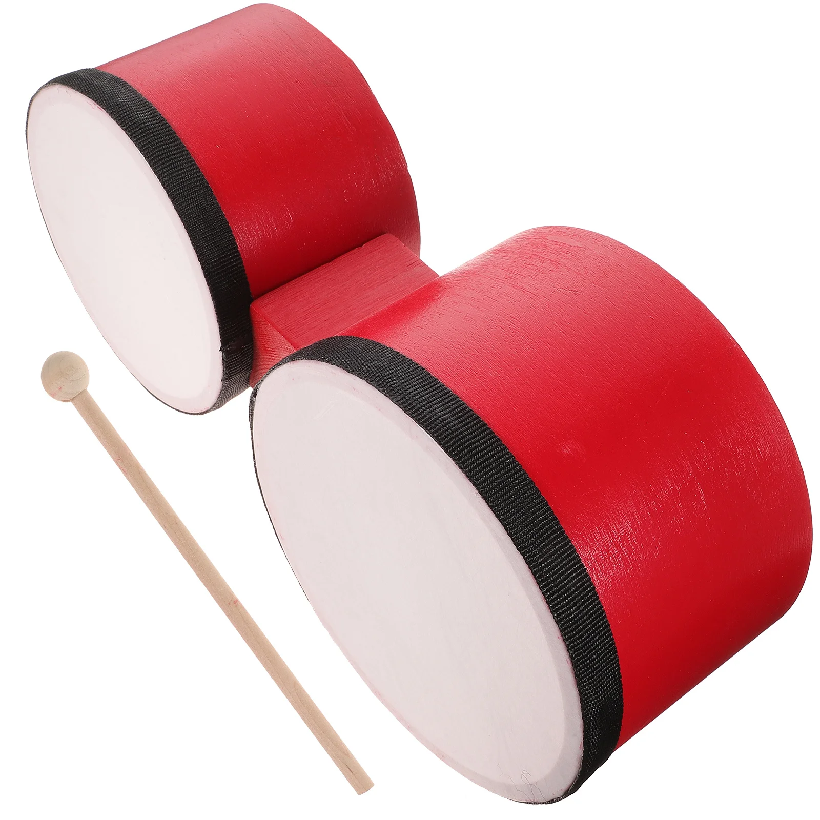 

1 Set Drum For Ages 9-12 'S Percussion Instruments Lightweight Durable Drum Set Smooth Safe Surface Bongos