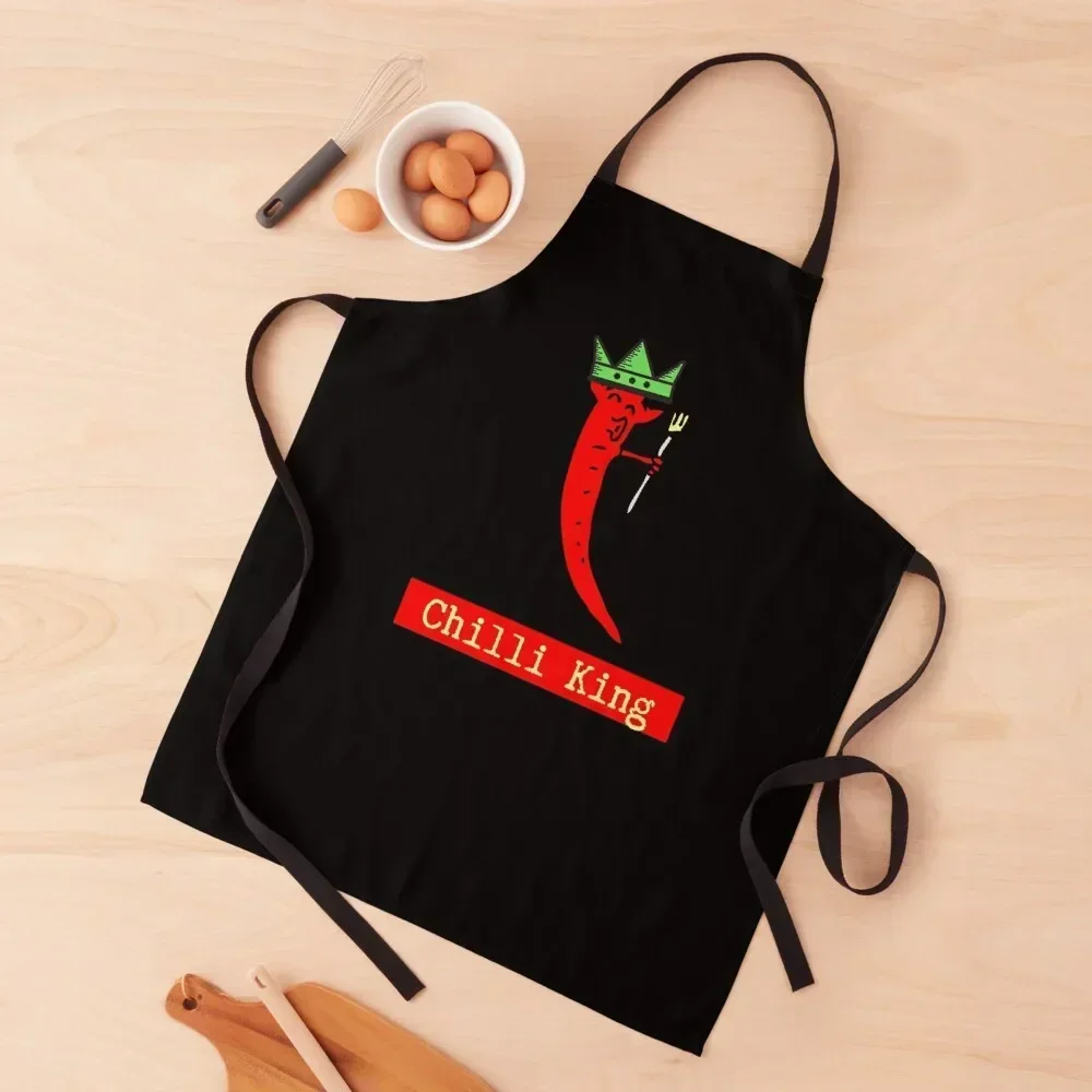 Chilli King Apron cleanings Woman Work Novelties Kitchen And Home Apron