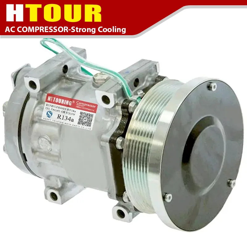 

For Sanden sd7h15 AC Compressor Replaces Sanden 4840 4302 Caterpillar 1835106 Mei 5318 N83-304544 183-5106 75R-81134 58778 58798