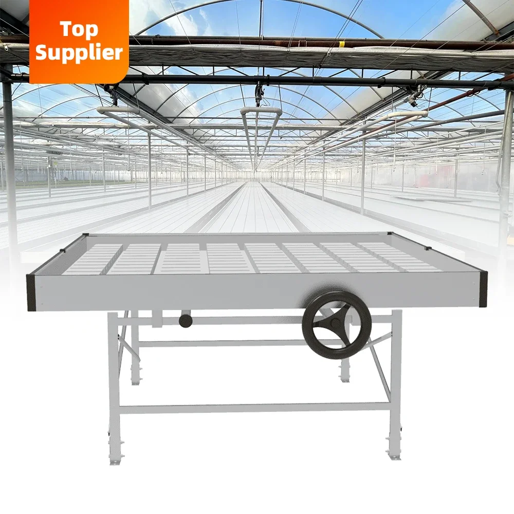 ขายส่งถาดปลูก 4x8 4x16 4*32 ถาดน้ําท่วม Ebb และ Flow System Rolling Bench Grow ตารางผู้ผลิต