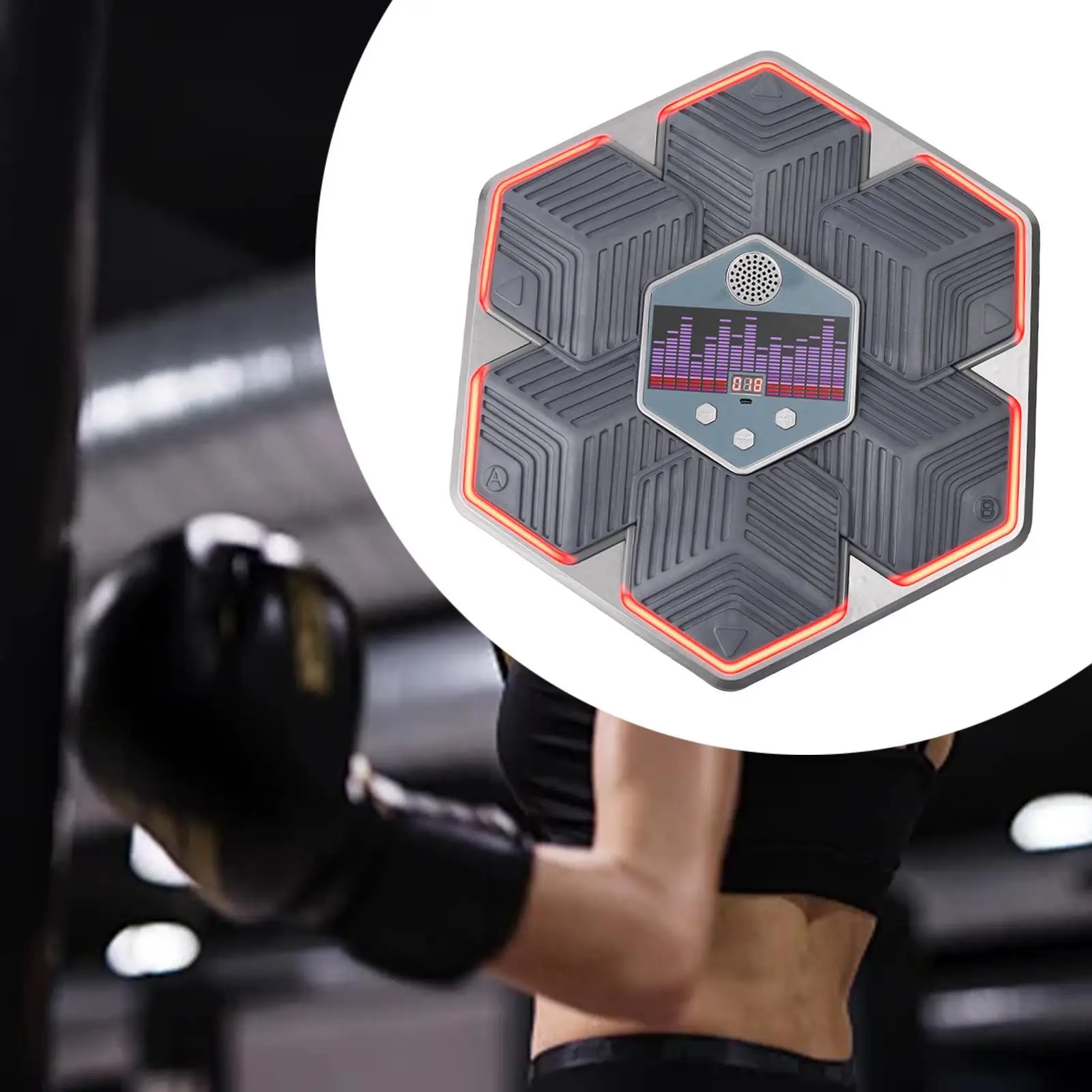 เพลงเครื่องชกมวย Wall Boxing Trainer Agility Training Punching Pad สําหรับ