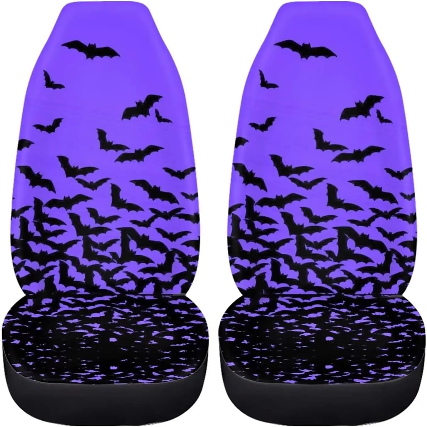 Pokrowce na fotele samochodowe przednie siedzenie Halloween przednie siedzenia 2 szt. Uniwersalny zestaw ochraniaczy na przednie siedzenie samochodowy uniwersalny zestaw do samochodu ciężarowego — zdjęcie 5