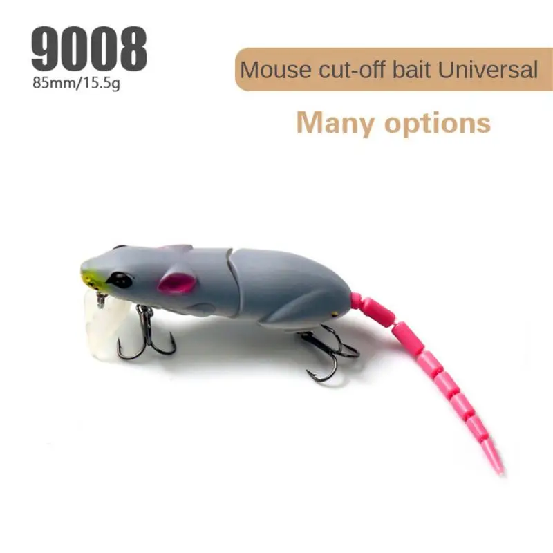 Mouse Lure Artificial Plastic Mouse Fishing Lure Swimbait Rat Pike Bass Minnow Floatingbaits Fishing Tackle Accessories