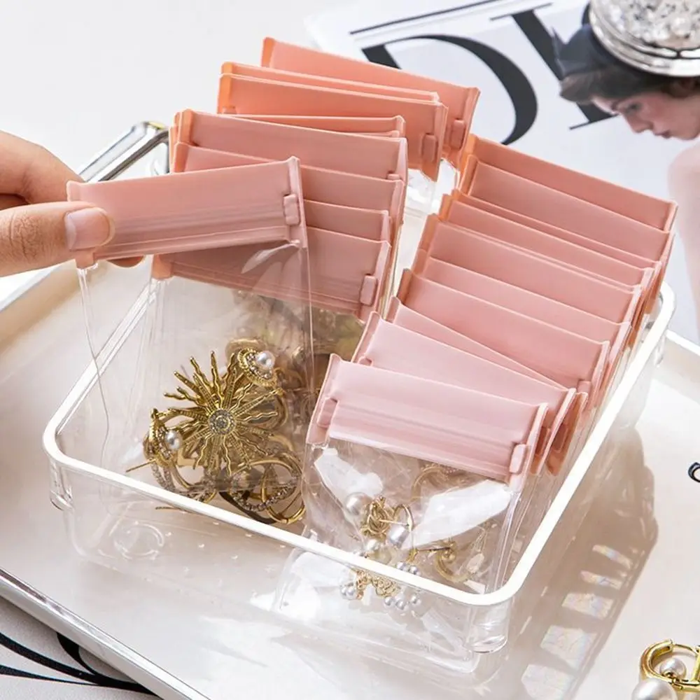 

20Pcs EVA Jewelry Package Bags Transparent Self Adhesive Jewelry Display Organizer Sealed Waterproof