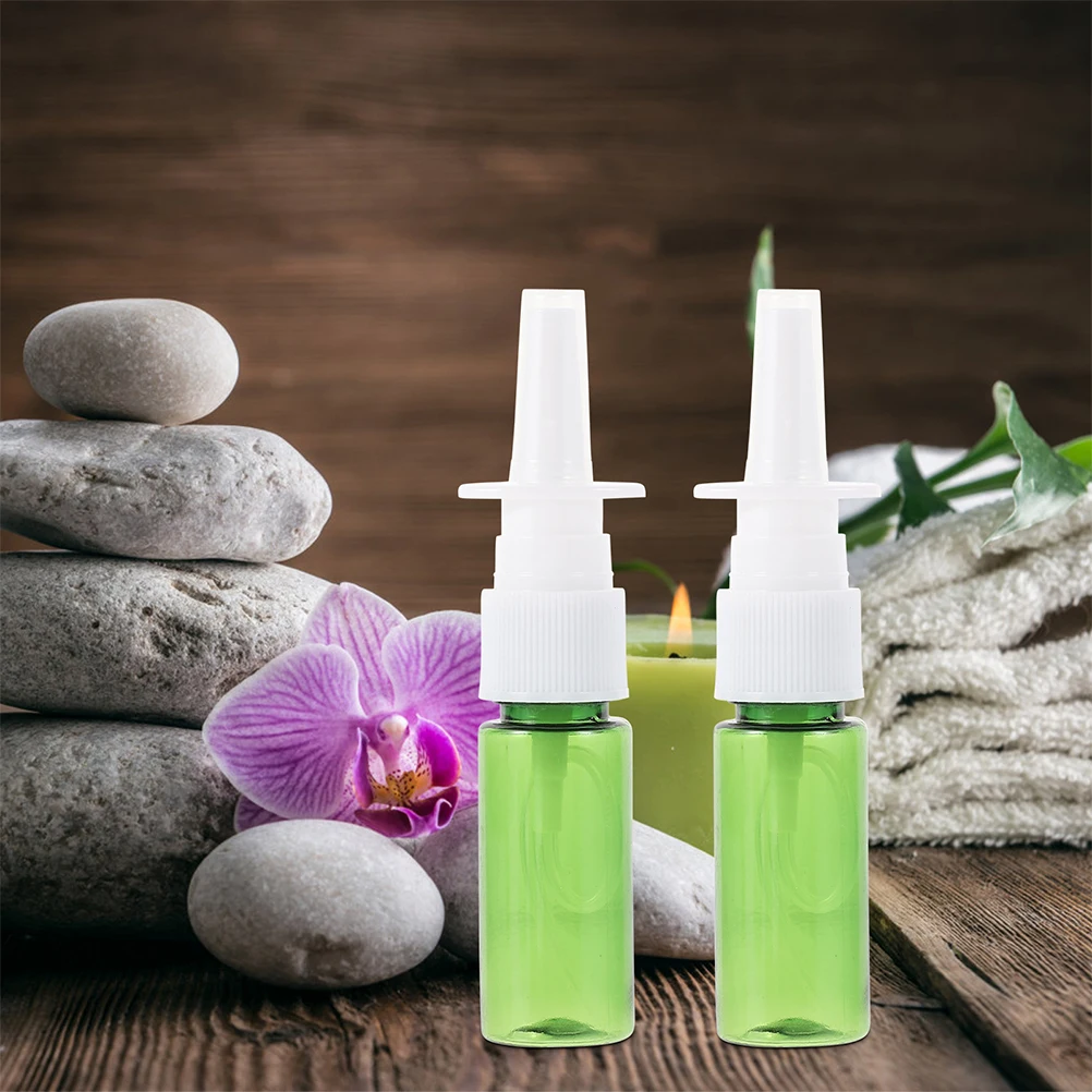 

15Pcs Refillable Nose Spray Bottles Portable Multipurpose Containers Anti-Leak Wear-Resistant Easy Clean Design