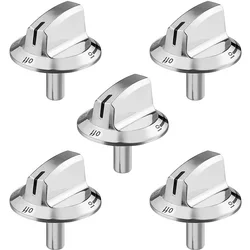 5 Pcs 5304525746 Gas Stove Knob for Frigidaire Gas Stove Knobs 5304504839, 4960519, AP6997304, PS16227241, EAP16227241