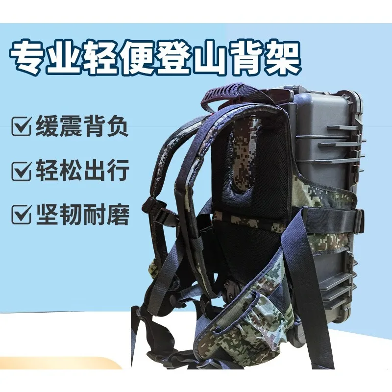 Multi-Function Waterproof Hiking Backpack, Convertible Harness for Trekking Training & Outdoor Adventure, Durable Rucksack