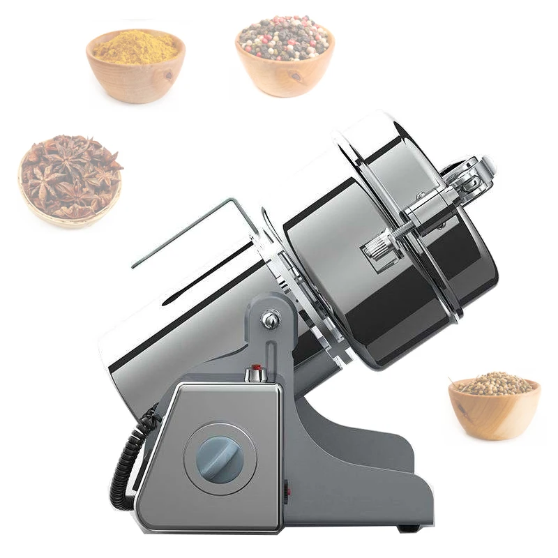 220V Spices Cereals Coffee Dry Food Grinder Mill Grinding Machine Flour Powder Crusher