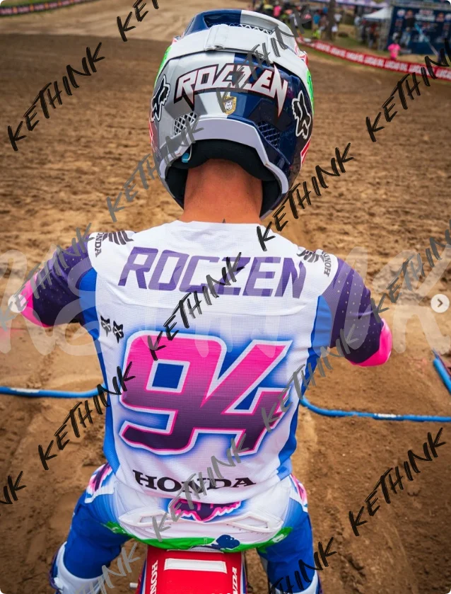 

Quick Dry Honda Motorcycle Jersey,#94 ROCZEN Long Sleeve Breathable Riding Shirt Y2K Dirt Bike and Mountain Racing,Daily Gear