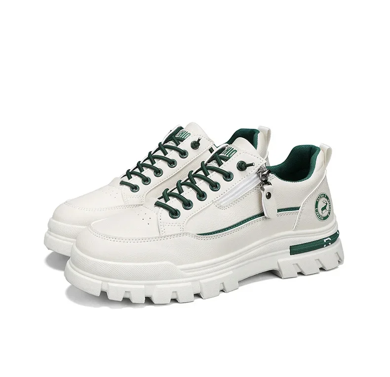 Lässige Sport-Outdoor-Wanderschuhe Trendige Mode-Streetwear Bequeme Herren-Board-Schuhe mit Dicker Sohle – Detail 13