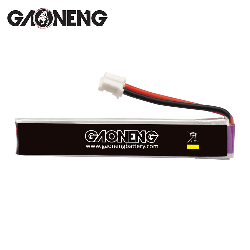 5pcs/lot Gaoneng GNB FPV LiHv Batteries 380mAh 1S 3.8V 60C Max 120C PH2.0 Plug 4.35V Lipo Battery Updated Verion of 1S 300mah