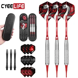 CyeeLife 18g Soft Dart Safety Practice Competition Rubber Head Adult Flying Sign Drop Resistant Aluminum Rod Tail