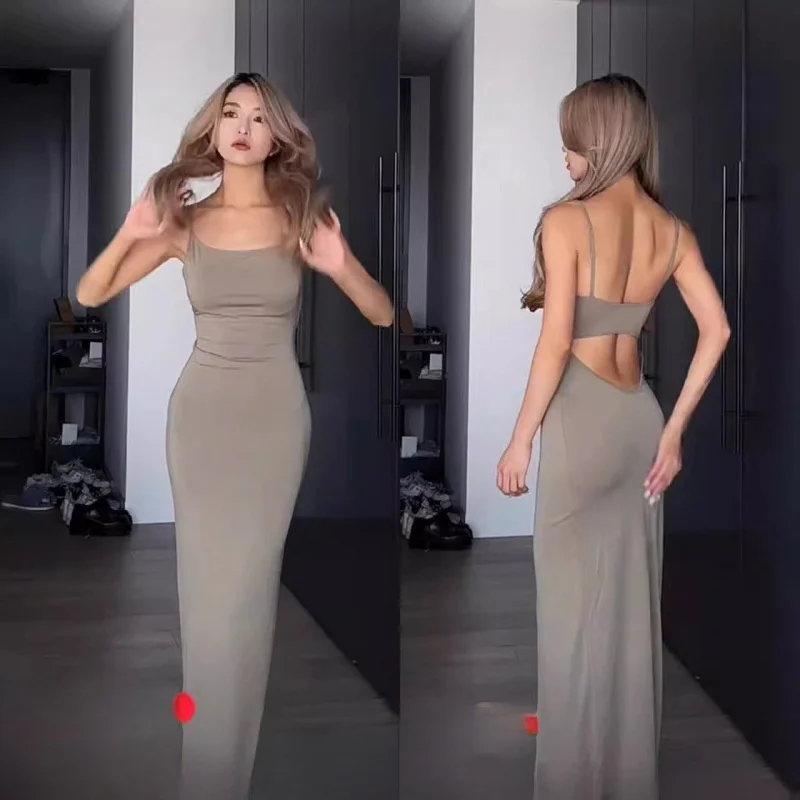 

Kardaian Bal Long Dr SMOOTH LOUNGE Strap Dr Хлопок No-Sve Bodycon Dr Pure Desire Sle Ciwalk Spring