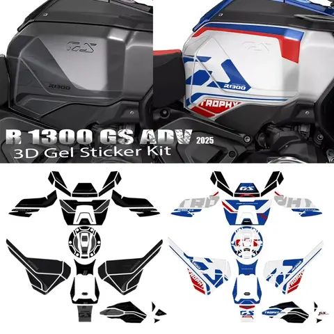 R 1300 GS 어드벤처 R1300GS ADV 트로피 2025 오토바이 액세서리 3D 에폭시 수지 탱크 패드 보호 스티커