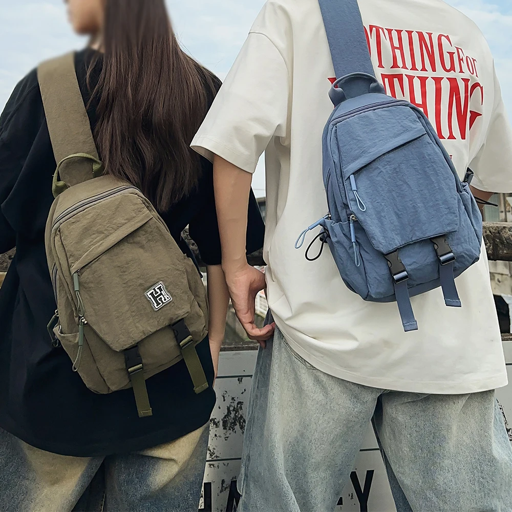 

Нагрудная сумка, модная сумка через плечо на одно плечо для хранения, студенческая дорожная ручная кладь, небольшой рюкзак, спортивная уличная маленькая сумка