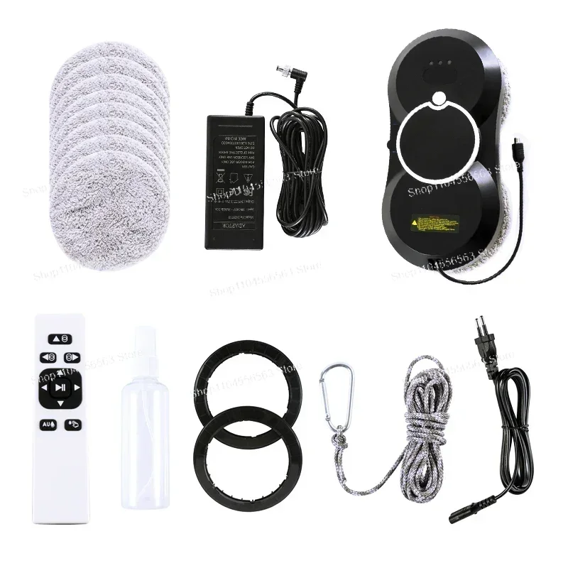 Robot per la pulizia delle finestre con spruzzo d'acqua Robot per la pulizia intelligente dei vetri Tipo spray Robot per la pulizia delle finestre con motore brushless