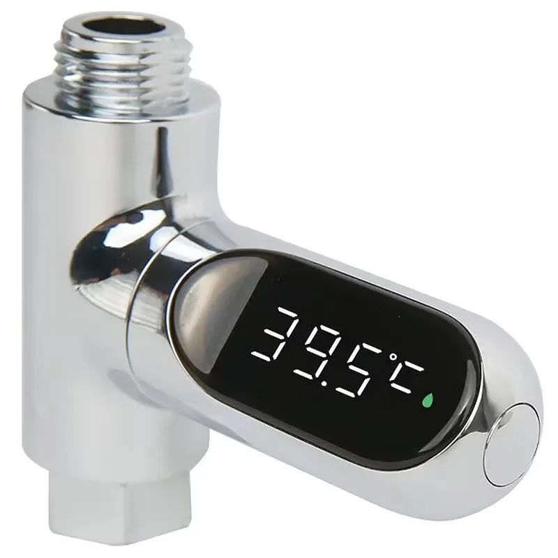 LED Display Water Shower Thermometer 5-85℃ Self-powered High Precision Baby Bath Temperature Monitor