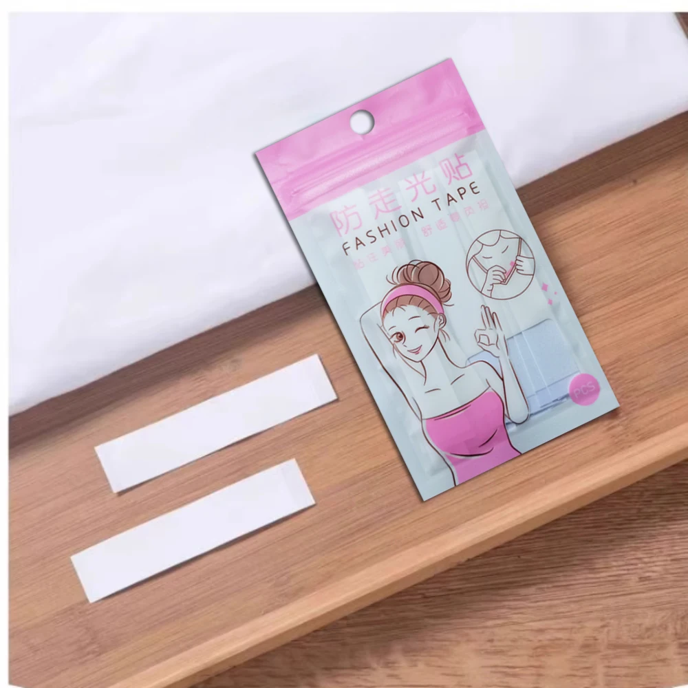 

36 шт., 1,2/1,8 см, противоскользящая невидимая безопасная клейкая ткань для тела, двусторонние ленты, наклейка на кожу, безопасная полоска для бюстгальтера, лента для нижнего белья