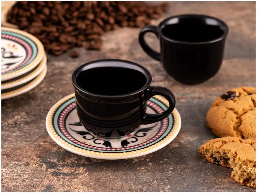 طقم فناجين قهوة أكسفورد ، 65 ، 6 من فلوريس