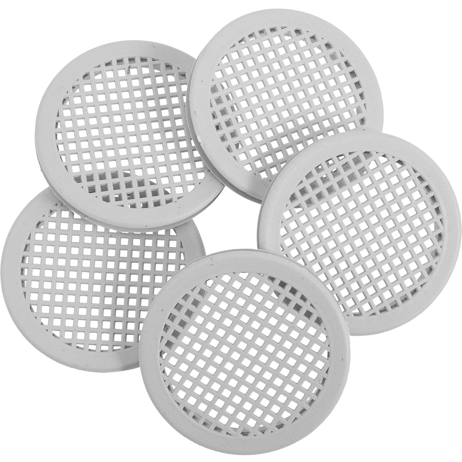 10ชิ้นช่องระบายอากาศตู้เฟอร์นิเจอร์ระบายอากาศตู้เสื้อผ้าระบายอากาศครอบคลุมปลั๊กวงกลมพลาสติกกลมสำหรับบ้าน