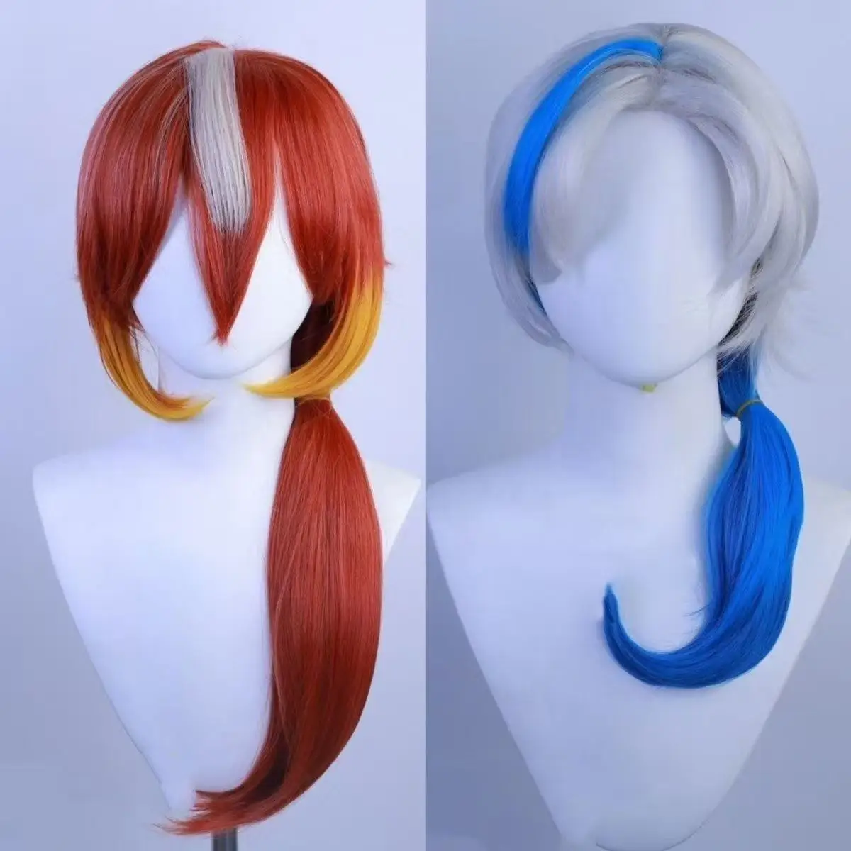 Anime Cos Wig, Easy To Style Cosplay Wig for Comic Con & 2D Character Role Play