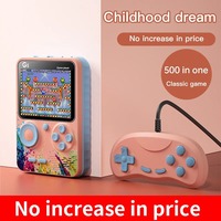 G5 500 In 1 MINI Game Handheld Game Players Portable Retro Video Console Boy 8 Bit 3.0 Inch Color LCD Screen Games