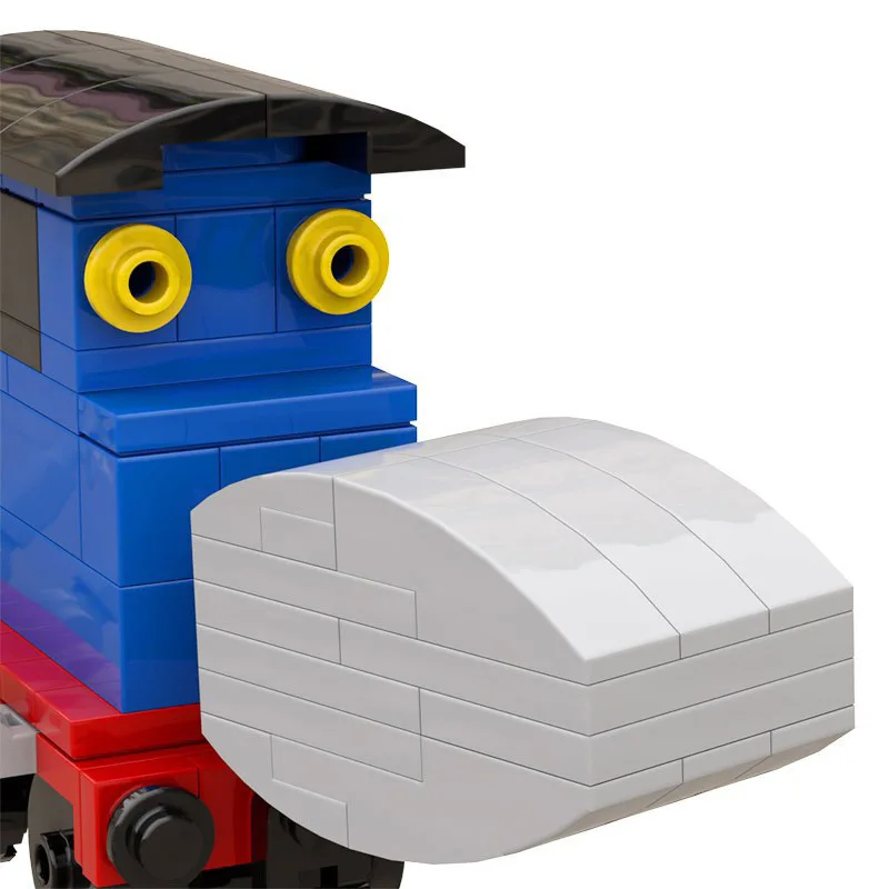 MOC-Juego de bloques de construcción choo-choo para niños, juguete de bloques de tren de dibujos animados, Actionc monstruo, Horror, reactivo,