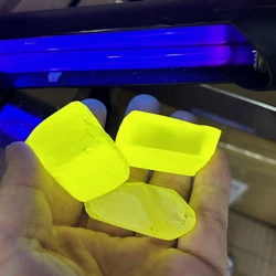 YAG giallo materiale grezzo coltivato in laboratorio pietre di granato di alluminio Yttrium grezzo non tagliato