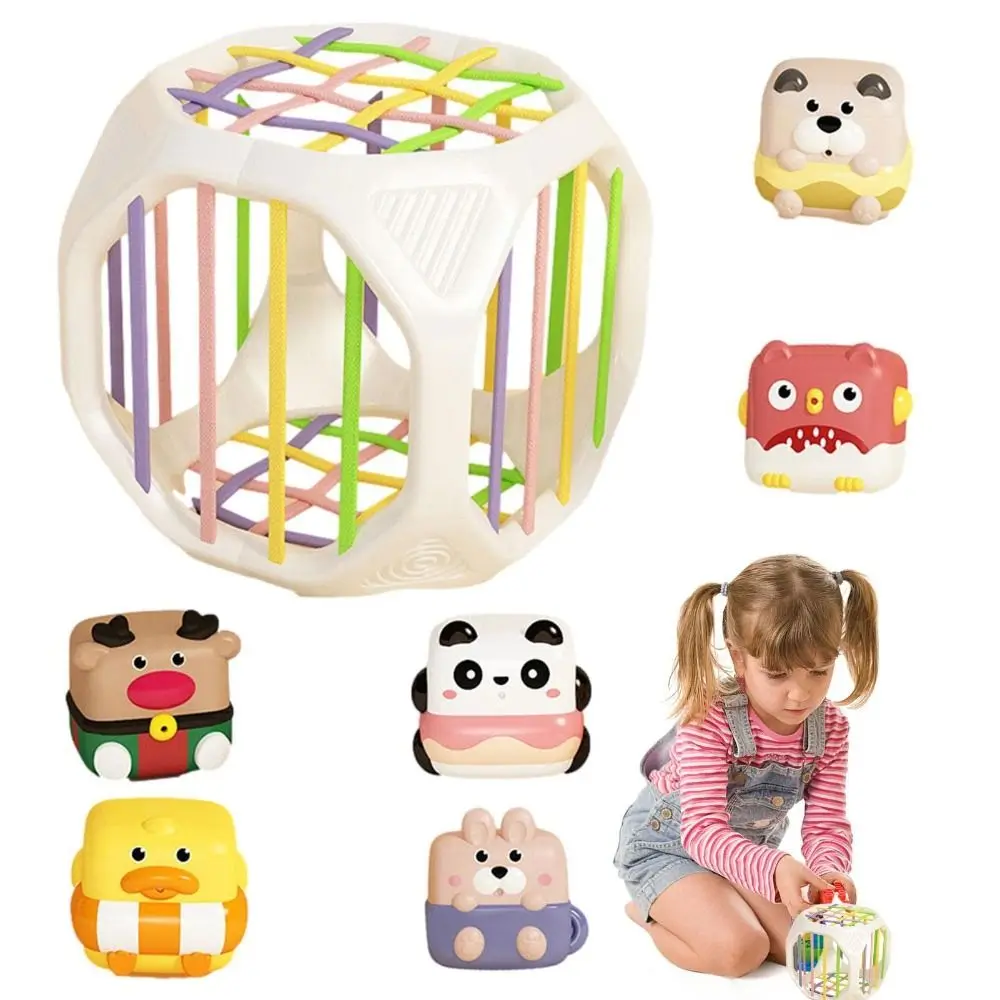 7-in-1 Montessori Learning Toys Sorting Game Developmental Toys Activity Cube for Baby Fine Motor Skills Fun Design