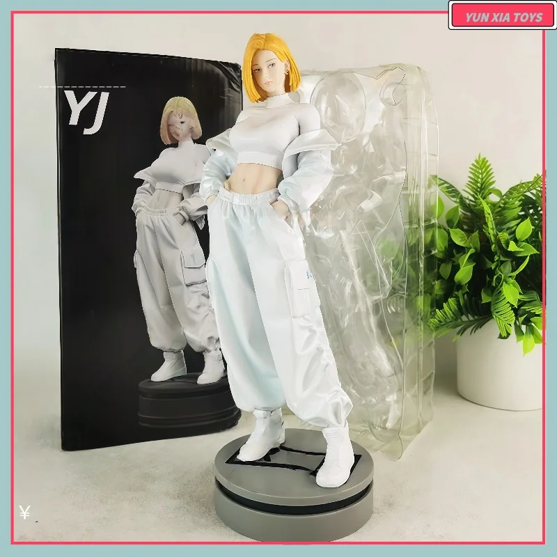 

28 см семь жемчуга дракона ручной работы мультфильм периферийная статуя человек 18 стоячая модель аниме красивая девушка украшение стола подарок