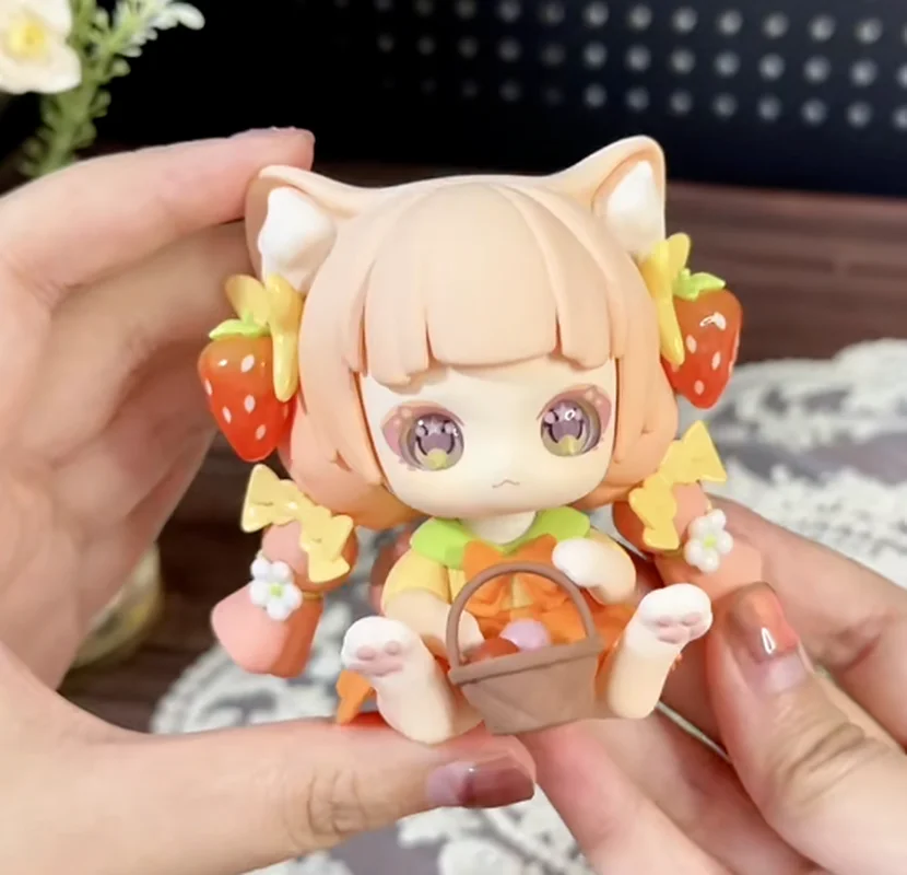 سلسلة Cat Nini Adventure Magic Box الرسمية، تمثال صندوق أعمى عصري، هدية تزيين دمية لطيفة للفتيات #6