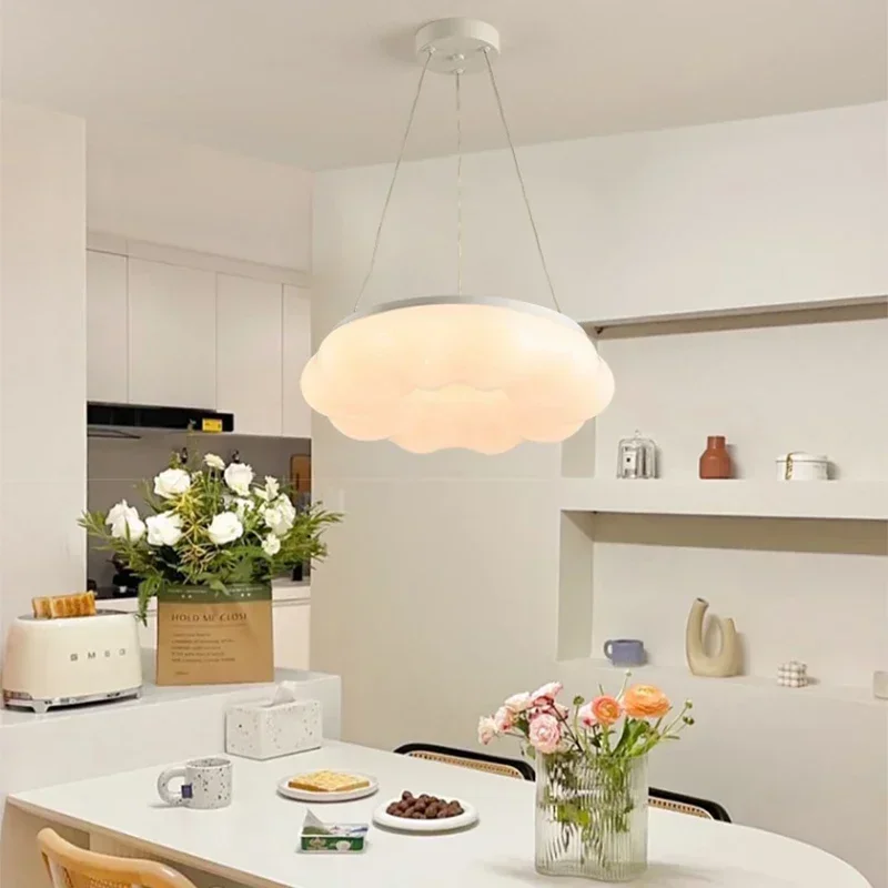 Modern LED Ceiling Lamp for Living Dining Room Bedroom Balcony Aisle Cloud Chandelier Indoor Home Decor Lighting Fixture Luster