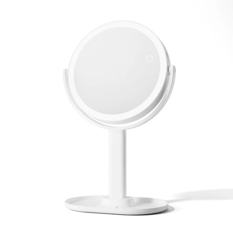 

10X Magnifying Make up Mirror 2-Sided with Light and Touch Switch Vanity Mirror with 3 Color Light and 72 LEDs