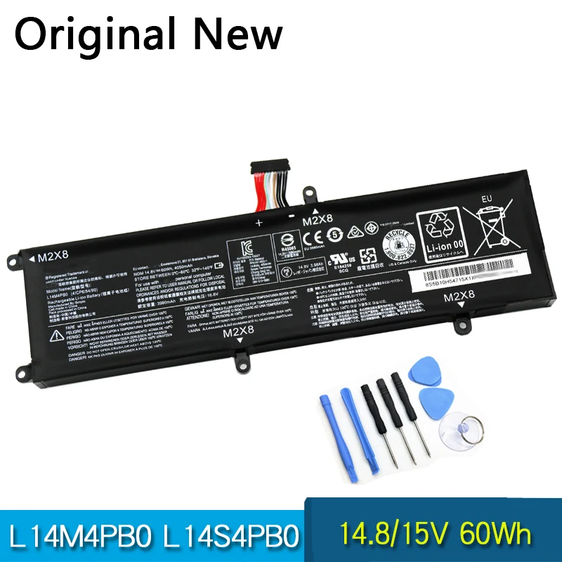 Новый оригинальный аккумулятор L14M4PB0 L14S4PB0 для Lenovo спасатель 14ISK 14ISE 14IFI 15ISK спасатель 80RN 80RQ