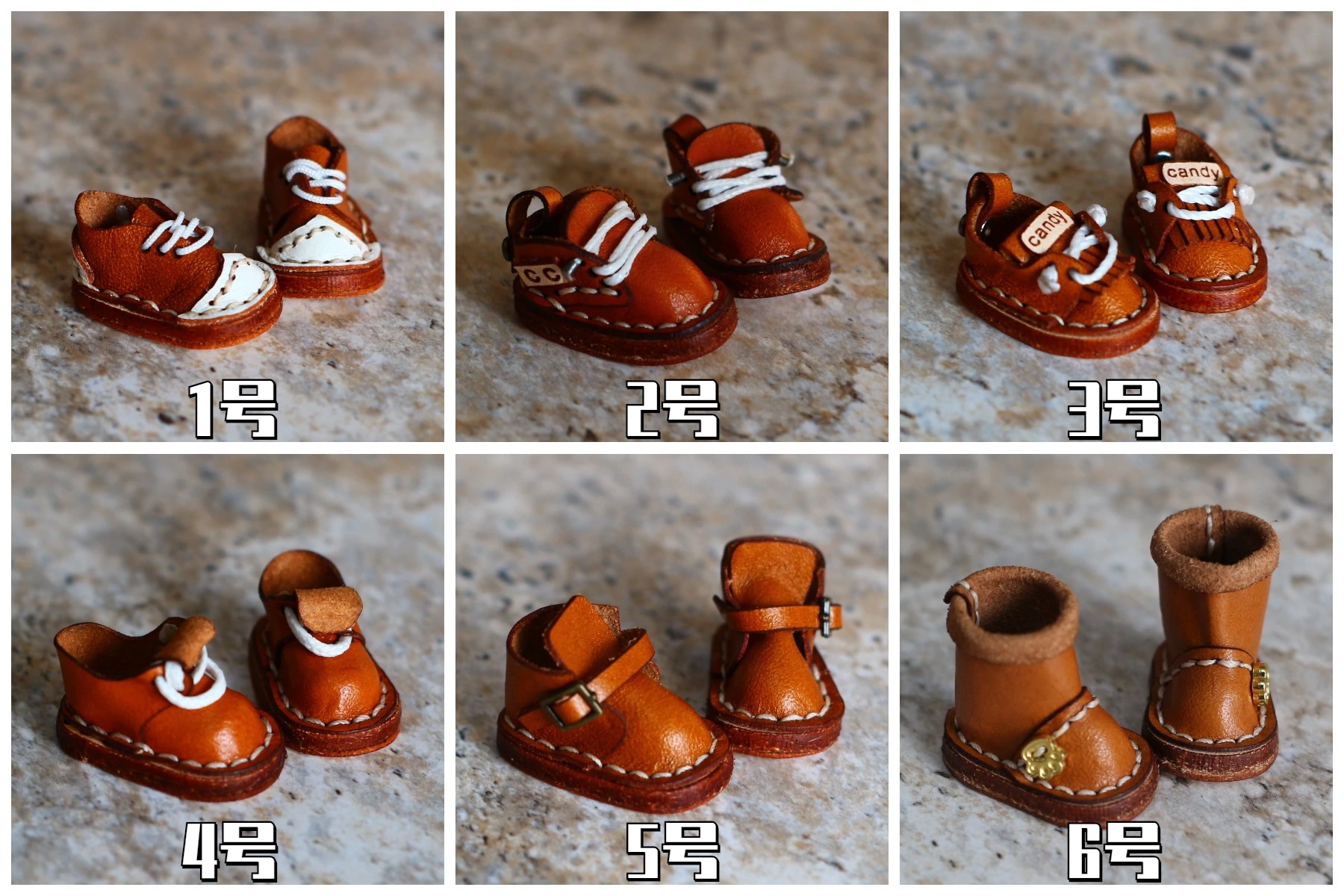 [STODOLL] ob11 baby shoes 12 points handmade boots Martin boots vinyl shoes  ob11 shoes  Doll shoes