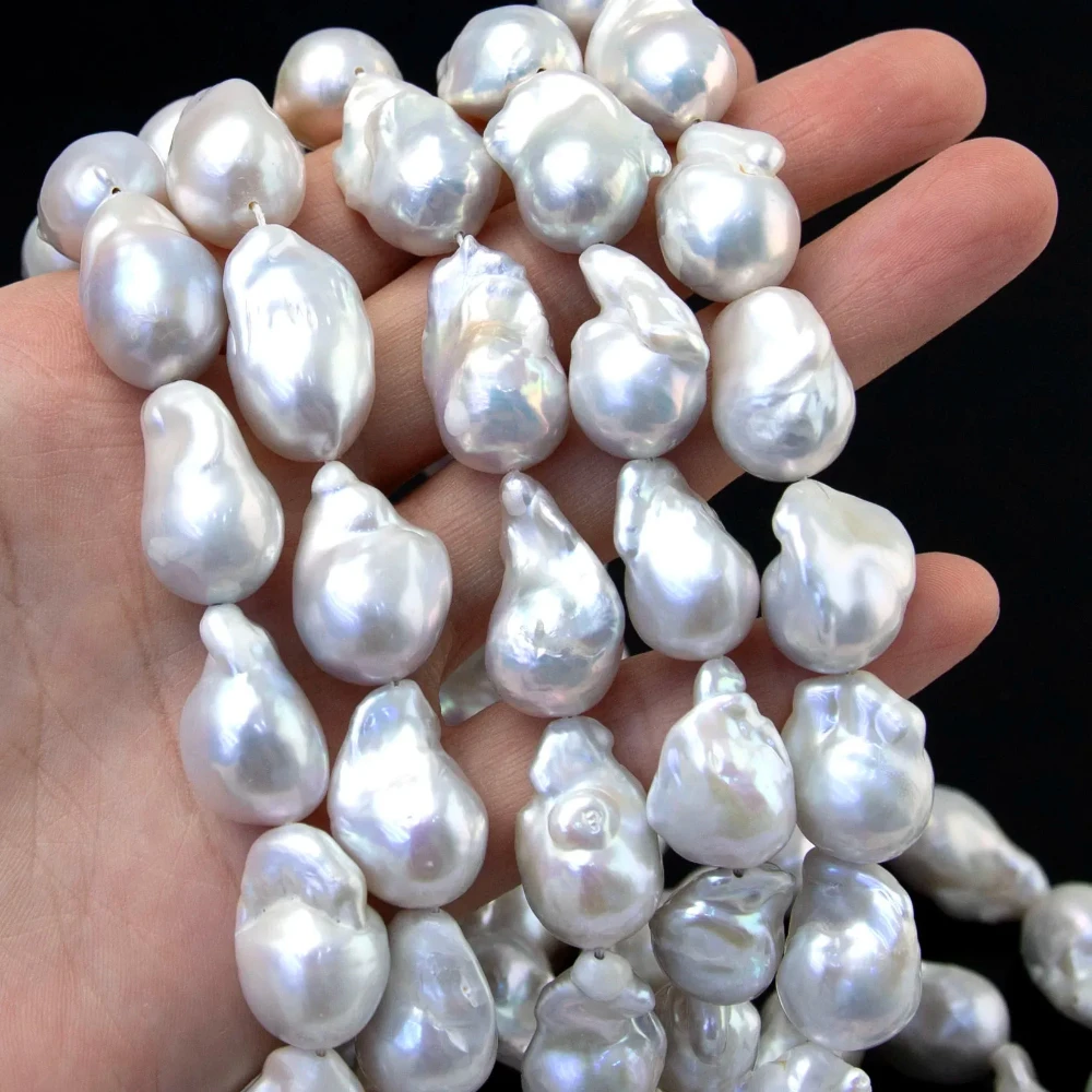 

13x18mm High Quality Natural Baroque Pearl Beads Strand Jewelry Making DIY Necklace Earrings Bracelets Earrings Accessories