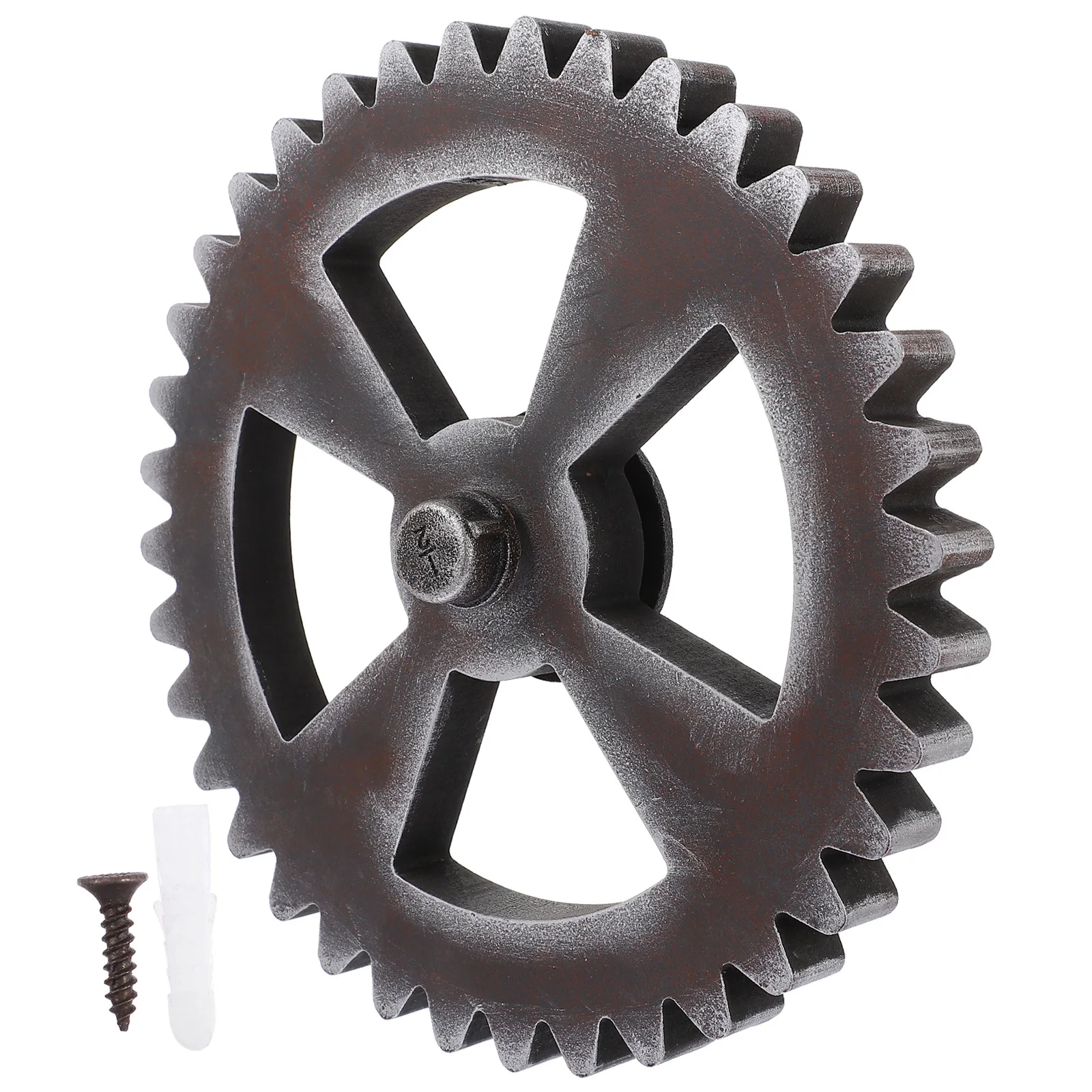 

1Pcs Wooden Gear Decor Wall Hanging Decoration Wood Gear for Cafe Bar Interior Design Retro Wall Decor Creative Home