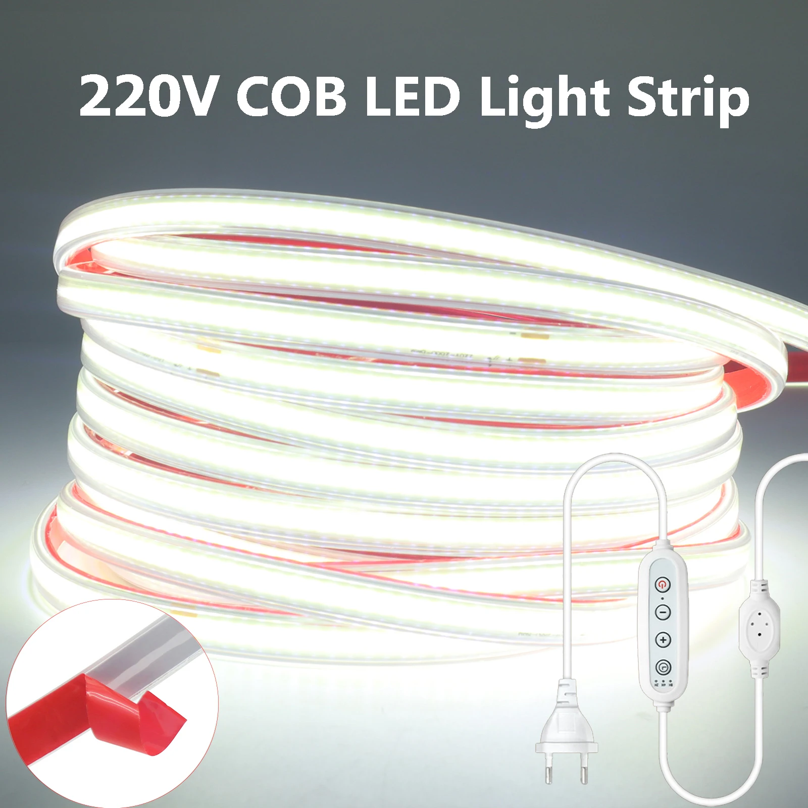 fita-de-luz-led-neon-cob-220v-regulavel-de-alta-luminosidade-288-leds-fita-de-lampada-externa-a-prova-d'Agua-com-dimmer-fita-flexivel-para-decoracao-de-casa