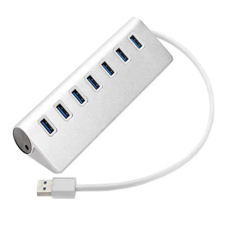 

Стабильная производительность-высокоскоростной USB-концентратор, 7-портовый расширитель, порт USB 3.0, портативный USB-разветвитель из алюминиевого сплава для Imac Air Lap